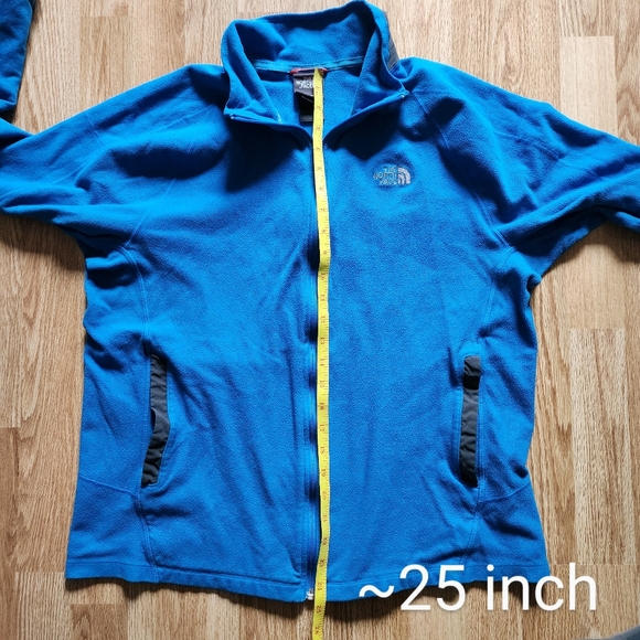 The North Face Men's Blue Fleece Jacket - Picture 8 of 9